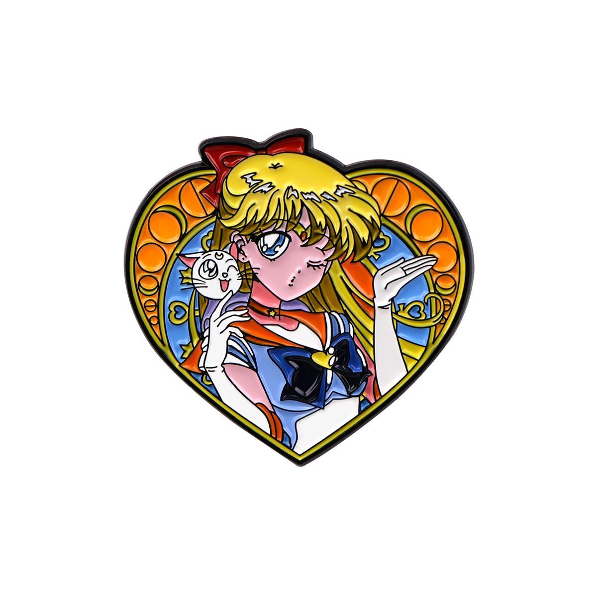 

Модные и милые броши, значки с героями мультфильмов, броши и значки на сумки для одежды One Size жёлтый