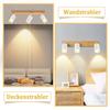 Spot de plafond - NETTLIFE - GU10 - 3 ampoules - Rotatif 350° - Blanc métal