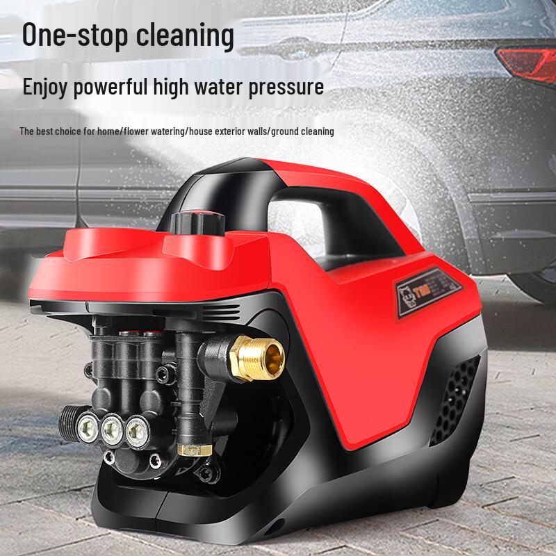 Černá kočka Vévoda Přenosná vysokotlaká myčka Čínská zástrčka (adaptér součástí dodávky)