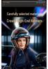 BEON Ultra-light Carbon Fiber Electric Motorcycle Helmet, Three-quarters Half Design, Double Visor, Unisex, All-Season.