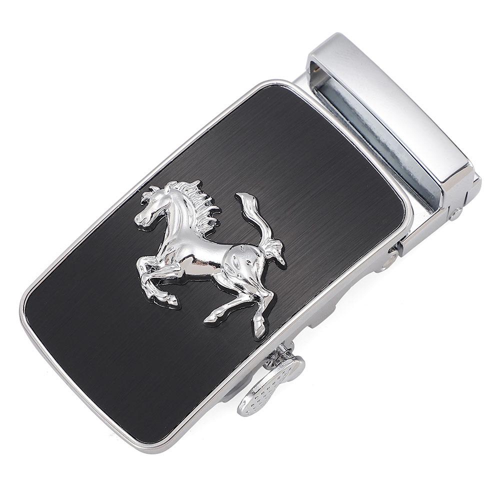 Men's Automatic Alloy Belt Buckle Clasp, 3.5cm
