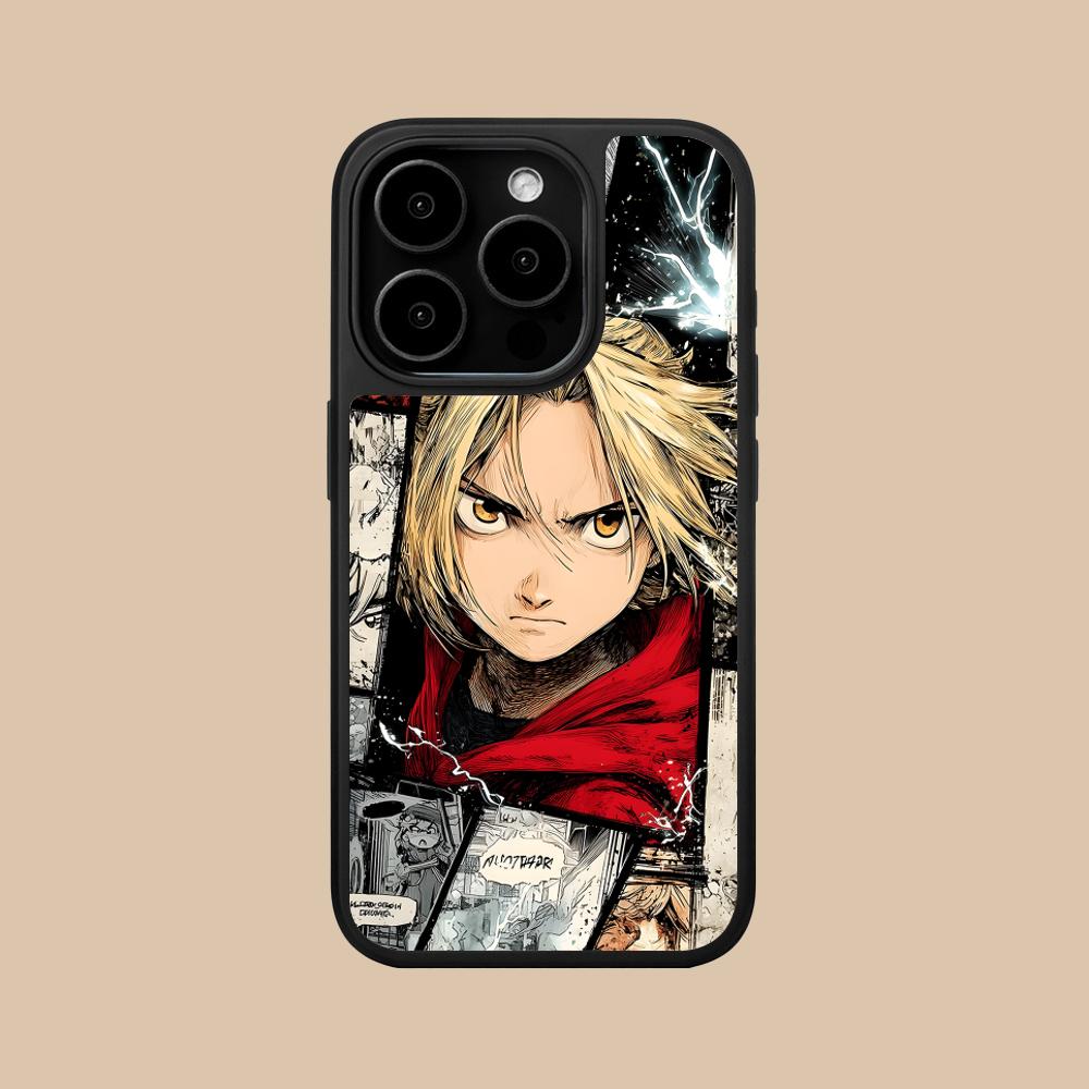 

Fullmetal Edward Elric Phone Case for iPhone 17 16 15 14 13 12 11 Air Pro Max Plus Matte Surface Cover iPhone 11