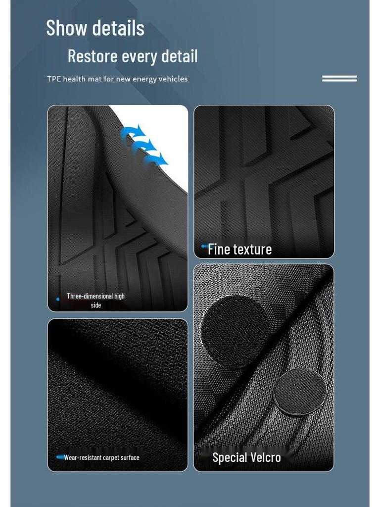 Hyundai KONA 23-24 Full Coverage TPE Car Floor Mats