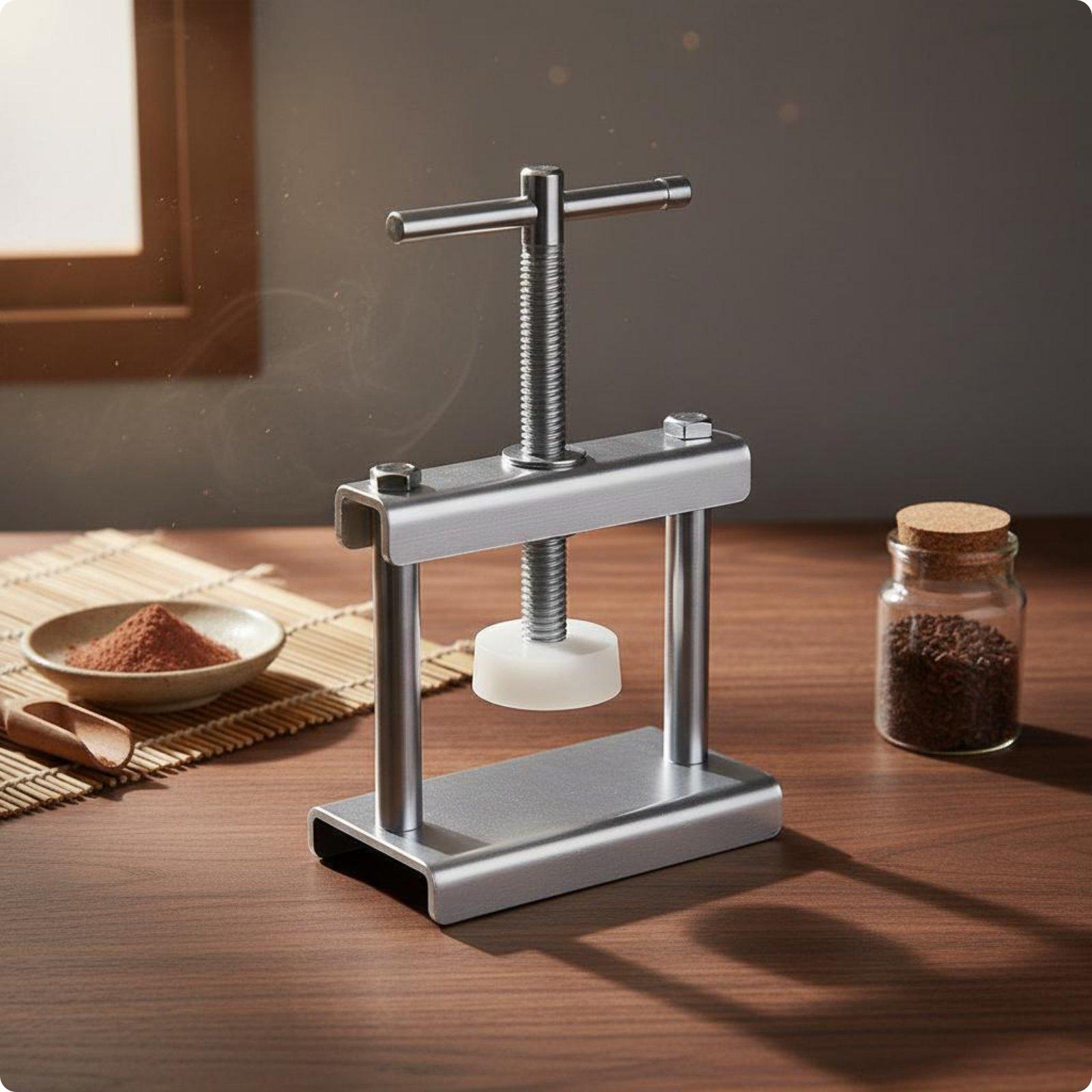 Incense Bead Press Manual Operation Incense Mold Press Hand Tool Sturdy Metal Frame Thickened Pressure Pad for DIY Crafters