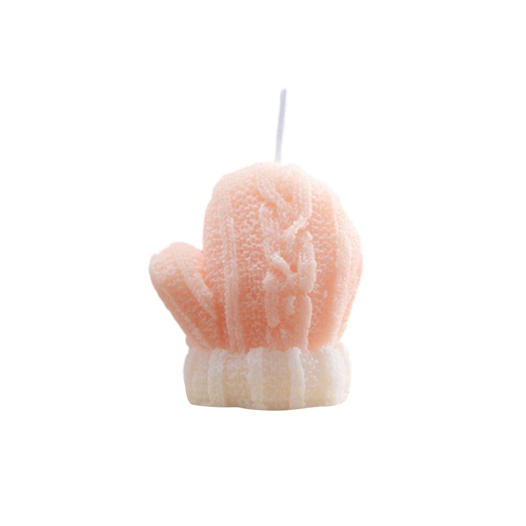 Holiday Scented Candle Festive Glove-Shaped Aromatic Candles For Home Decoration And Giving Clean Burning Wax Fragrances For Christmas Celebrations
