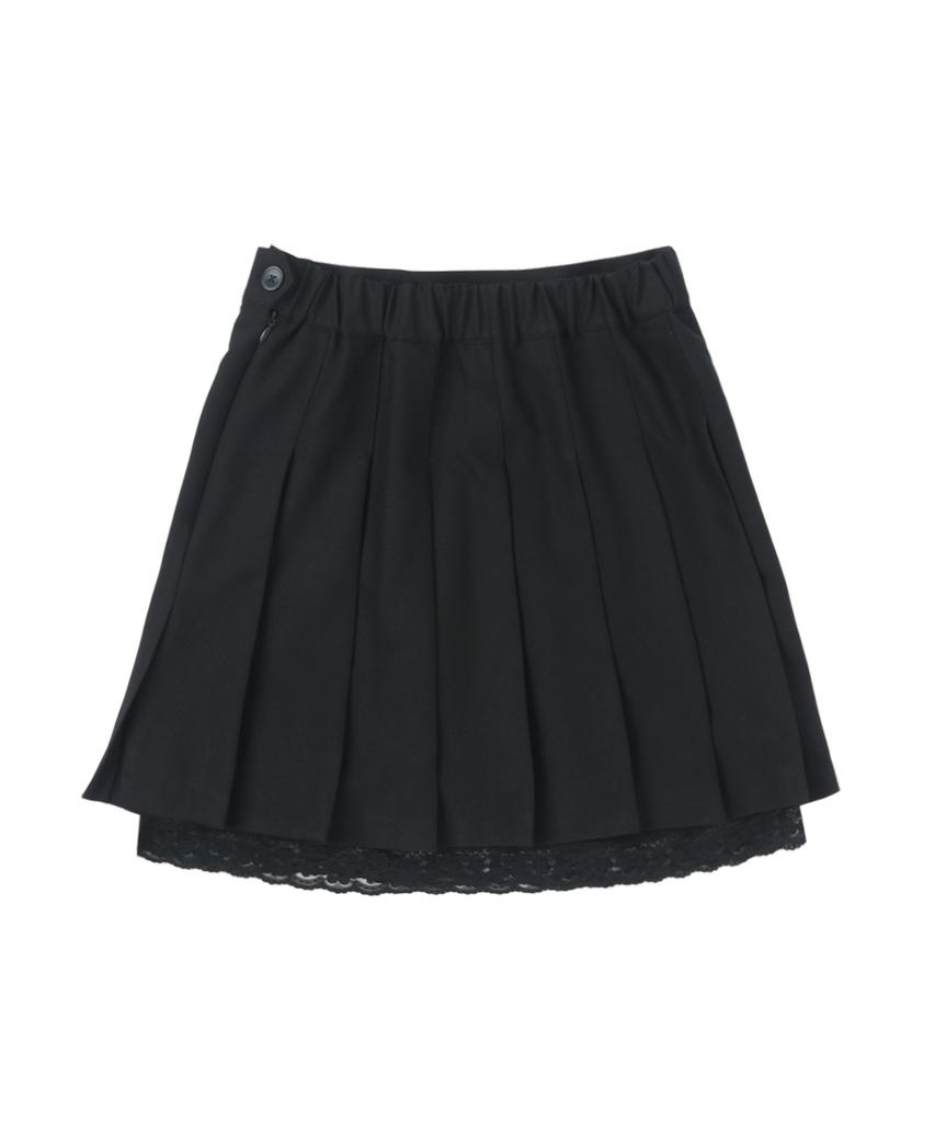Sseonegteu Stage Pleats Skirt - Black