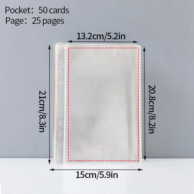 Binder Photocards Holder Binder Photocard Sleeve Background Paper Kpop Photo Album Binder Page Binder Photo Sleeve