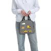 Cartoon Truck Car Tractor Excavator Pattern Insulated Lunch Bag for Women Children Leakproof Food Boxes Thermal Lunch Box Tote