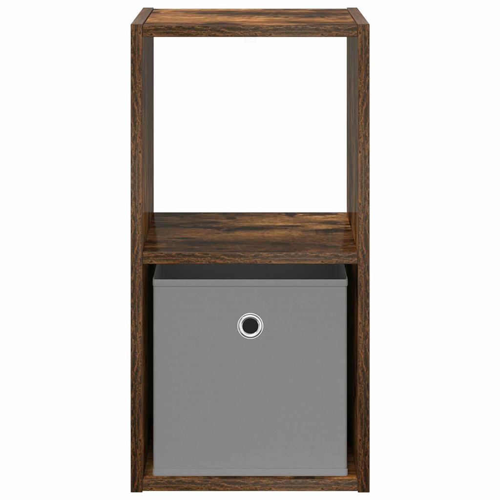 Nightstand 2 pcs Smoked Oak 30.5 x 27 x 59.5 cm