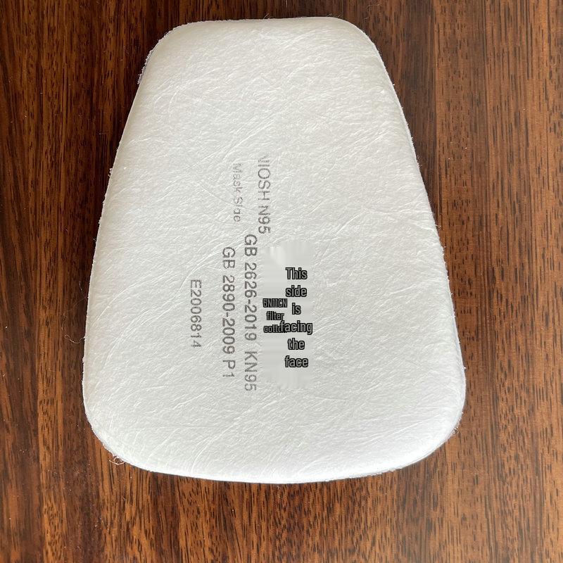 Trapezoidal Gas Mask High-Density Activated Carbon Filter Cotton