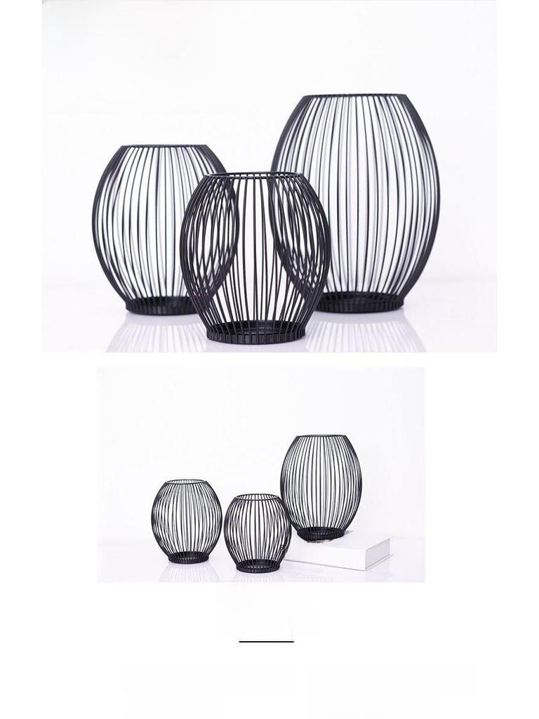 Kerzenständer-Laterne aus Eisen im Vintage-Stil für romantische Weihnachtsdekoration, Schießrequisiten.