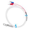 Temperature Sensor Probe PT100 Thermistor Temperature Measuring Probe Round Hole Patch Type5m