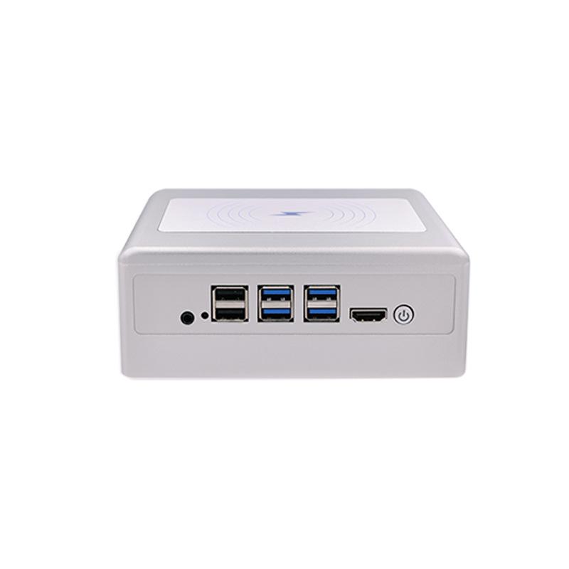 Mini PC 11a Generazione con Ricarica Wireless: Terminale Cloud Compatto per Ufficio Domestico