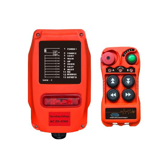 New Q404 4 Buttons double Speed Industrial Wireless Radio Crane Remote Control switches winches Hoist track Crane Controller