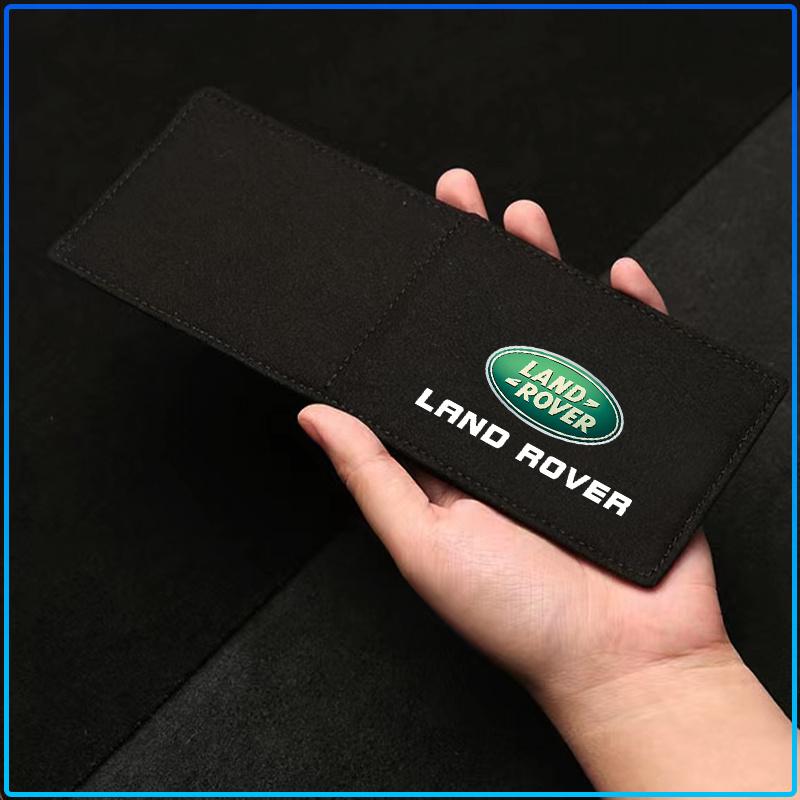 PU Leather Credit Card Case Car Driving Documents Protective Case For Land Rover Freelander 2 L2 L319 L462 LF Range Sport Evoque L322 Discovery 2 3 4