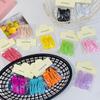 5pcs/set Bagged Cute Solid Waterdrop Shape Hair Clips For Girls BB Side Hairpins Basic Barrettes Kids Fashion Hair Accessories