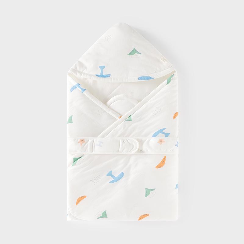 Pure Cotton Newborn Swaddle Blanket for Spring, Autumn, and Winter - 80g Thin Quilt for Delivery Room