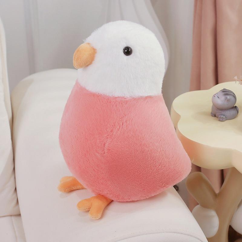 Cute Soft Parrot Doll Plush Toy Bird Doll Children Accompany Soothing Rag Doll Girl Birthday Gift