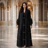 European and American Sanzhai High-end Pleated Cardigan Large-size Women's Clothing Ethnic Clothing Jacket Trench Coat Cape Long Heavy Industry