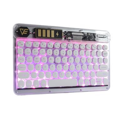 Transparent Wireless Bluetooth Keyboard for Inch Compatible with Galaxy Kindle and Inch Tablets 9.7-10.5 Tablets, Rechargeable, Slim, Wireless,