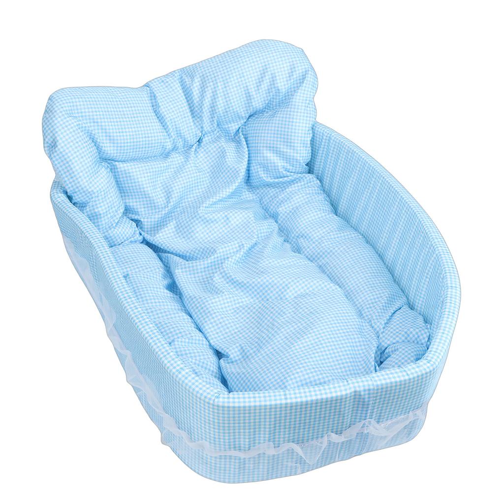 Cute Dog Bed Comfortable Foldable Washable Pet Bed Soft Calming Sping Puppy Bed for Home Pet Shop