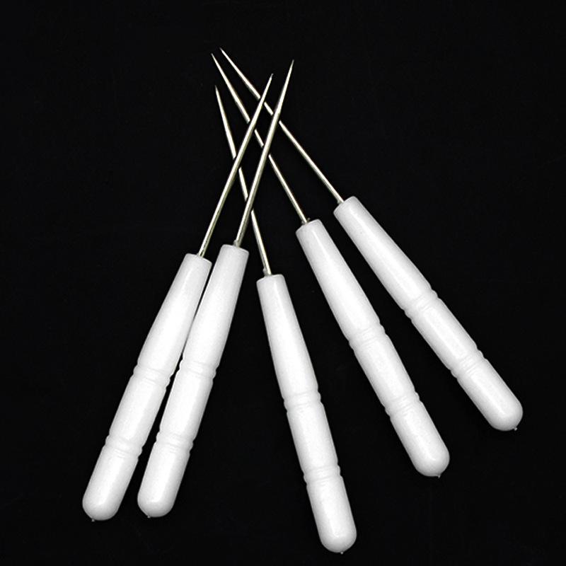 Plastic-Handle Leathercraft Awl with Wear-Resistant Steel Needle