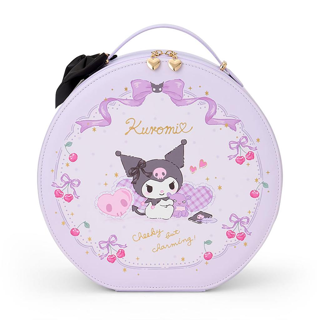 Sanrio Kuromi Makeup Box with Handle and Gift Item 129704 Mirror,