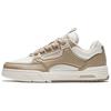 AOJIE Slip Resistant Abrasion Resistant Low Top Skateboard Shoes Men's White Brown 112438040-3