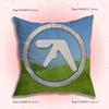 DJ A-Aphex T-Twin Kissenbezüge Cartoon Sofa Dekoratives Zuhause Beidseitig bedruckt Kurzer Plüsch Niedlicher Kissenbezug