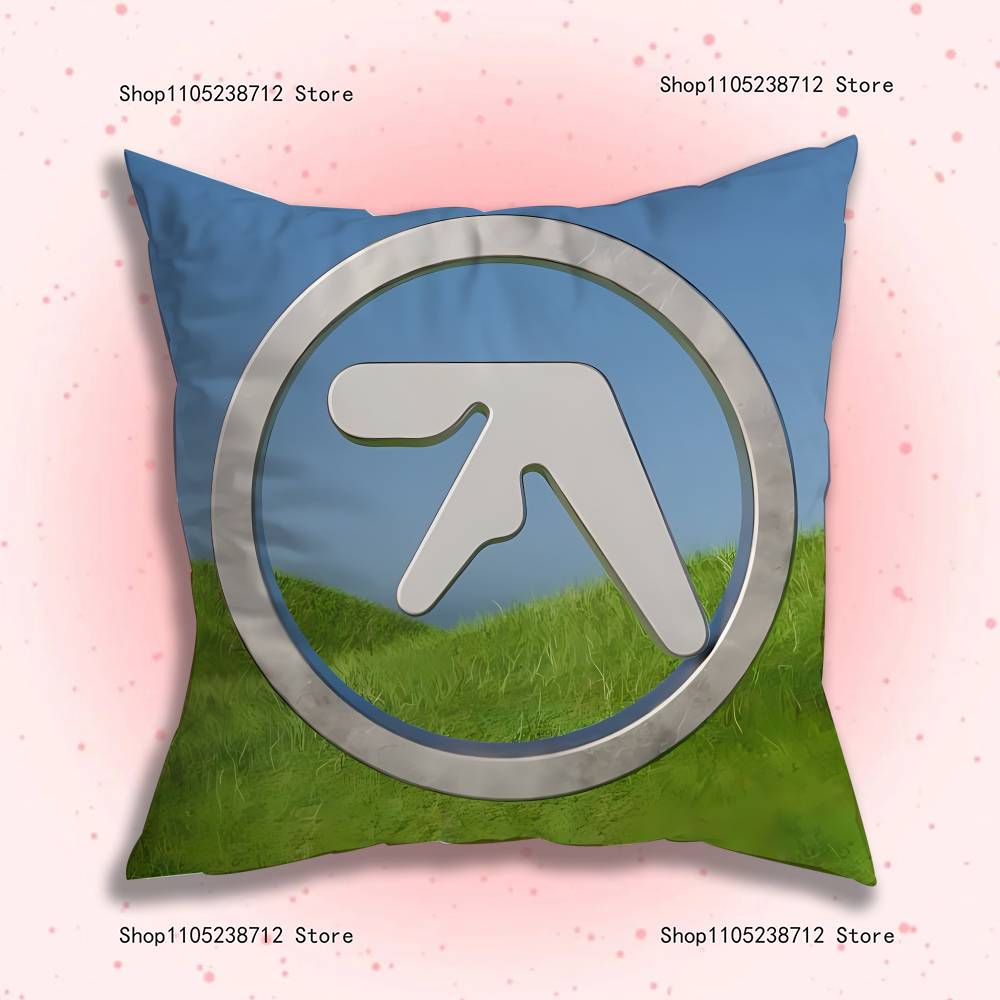 DJ A-Aphex T-Twin Kissenbezüge Cartoon Sofa Dekoratives Zuhause Beidseitig bedruckt Kurzer Plüsch Niedlicher Kissenbezug