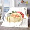 2026 New Arrivals 1pc Cozy Santa Claus Flannel Throw Blanket - Soft, Warm & Versatile for Couch, Bed, Car, Office, Camping All-Season Gift Idea, for C