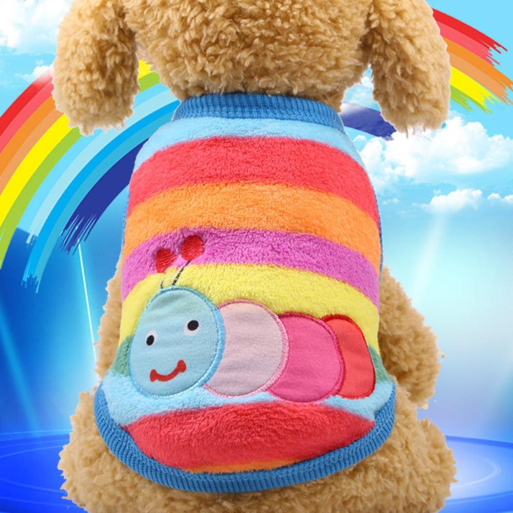 Flannel Warm Teacup Dog Milk Dog Dog Cat Teddy Clothes Vest Pet Supplies
