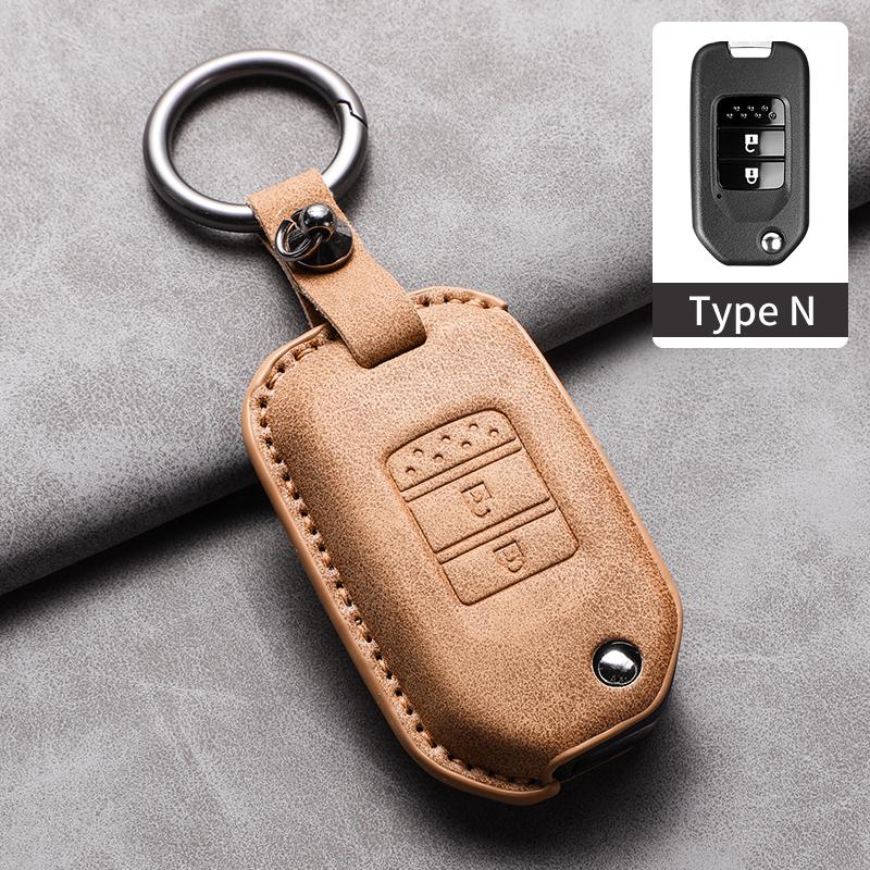 For Honda Accord Civic City Fit HR-V XR-V Folding Flip 2/3 Buttons Car Remote Key Case Cover Protection Shell Keychain Accessori