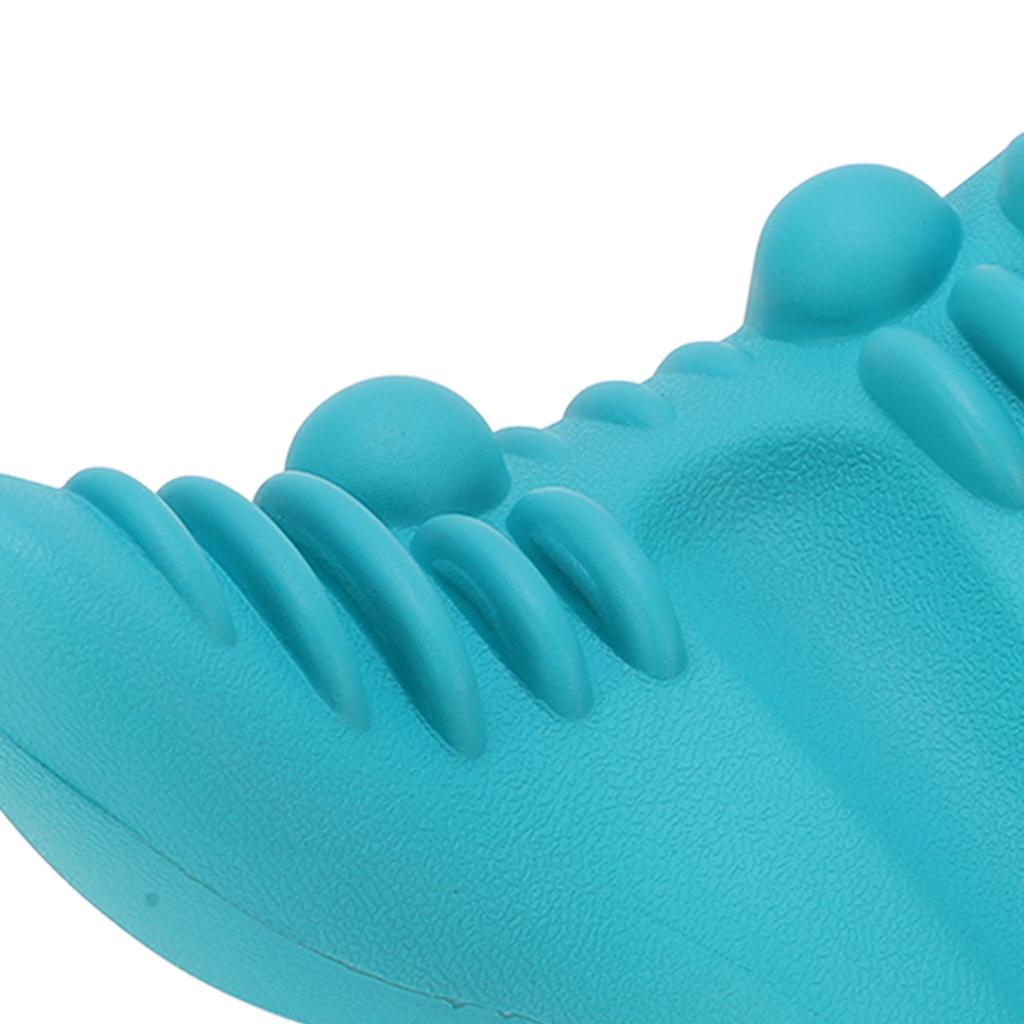 Neck and Shoulder Relaxer Cervical Traction Trigger Point Massage Pillow Neck Support Brace for Daily Health Care