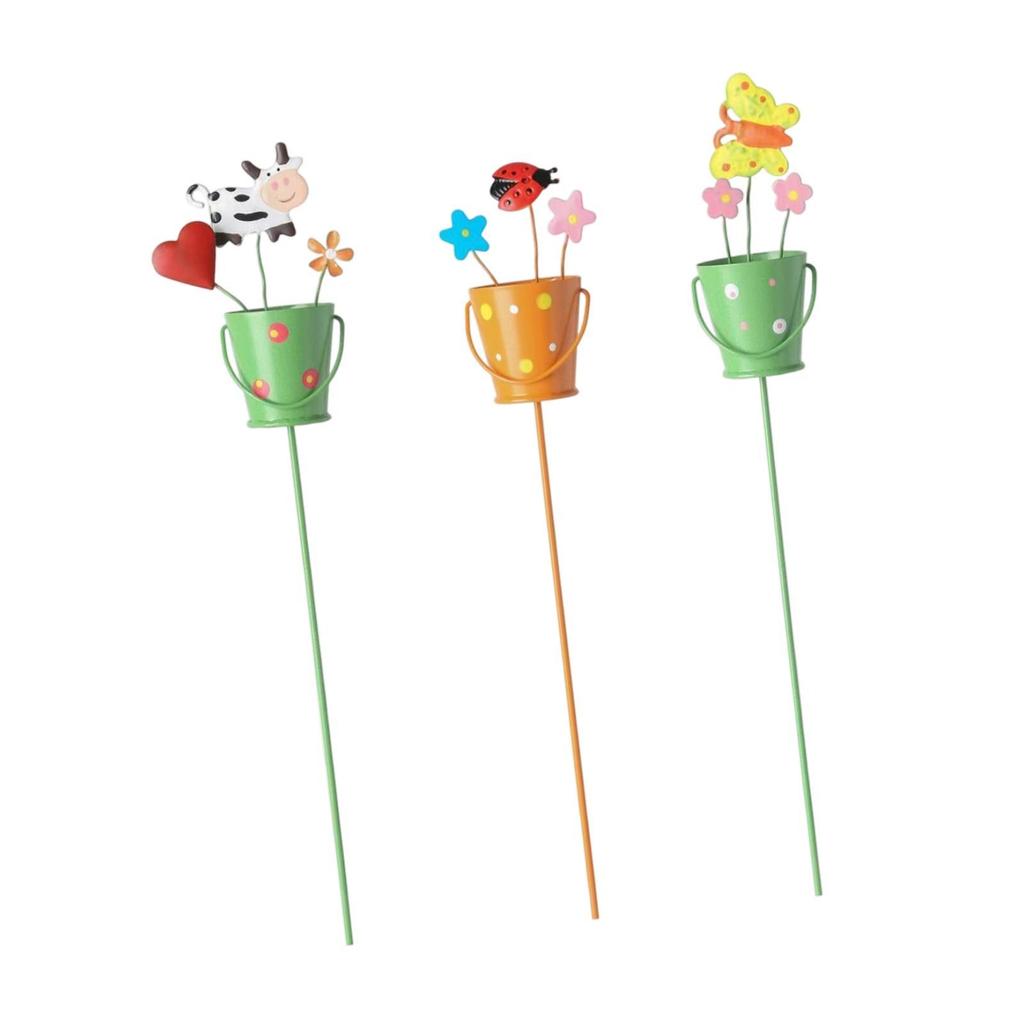 Garden Stakes, Decorations, Creative, Cute, Versatile, Potted Plant, Ornament, Flower Stakes for