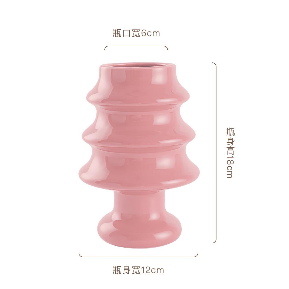 

Vintage Ceramic Christmas Vase Red Flower Holder Ins Style Home Decor Gift