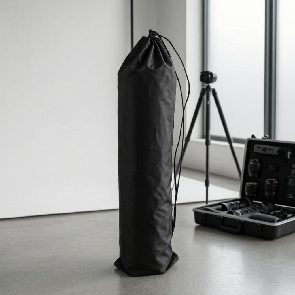 Cylindrical Storage Bag Long Oxford Cloth Portable for Outdoor, Travel