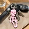 Függő Díszek Ízületes Csontváz Medál 3D Nyomtatott Halloween Kulcstartók Karácsonyi Ajándék