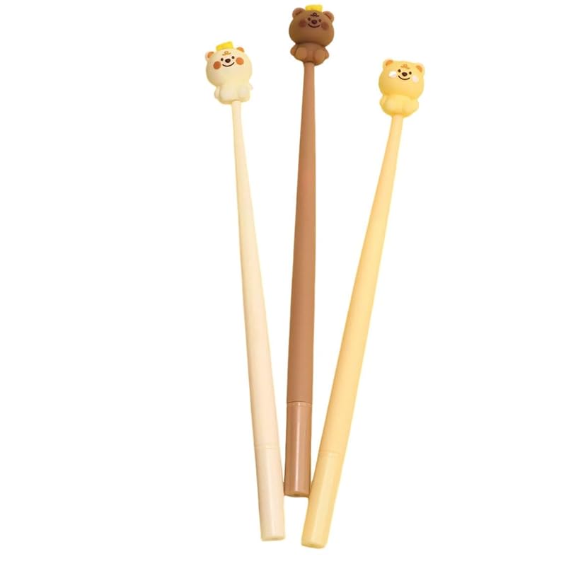 

Bombinate oily ballpoint pen set of 3 0.5mm cute animal stationery child student