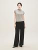 ROEM Mock Neck Short Sleeve T-Shirt Rmhwg38R11