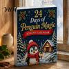 24 Days Countdown Calendar Guinea Pig Advent Calendar, 24Pcs Acrylic 2D Ornament Set with Decorative Patches Christmas Outfits, Tree Hanging