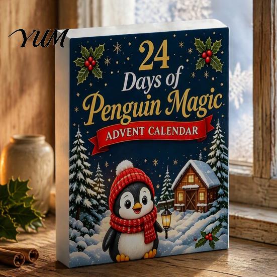 24 Days Countdown Calendar Guinea Pig Advent Calendar, 24Pcs Acrylic 2D Ornament Set with Decorative Patches Christmas Outfits, Tree Hanging