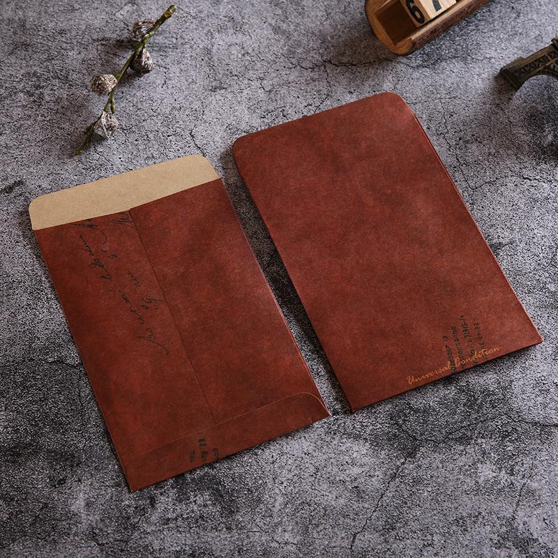 

Vintage Chinese Love Letter Wax Seal Envelope Set - Minimalist, Handwritten Romantic Design