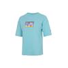 Downtown T Shirts Women's Blue Crew Neck Moderate Other (Unisex) T-Shirts 531438 49