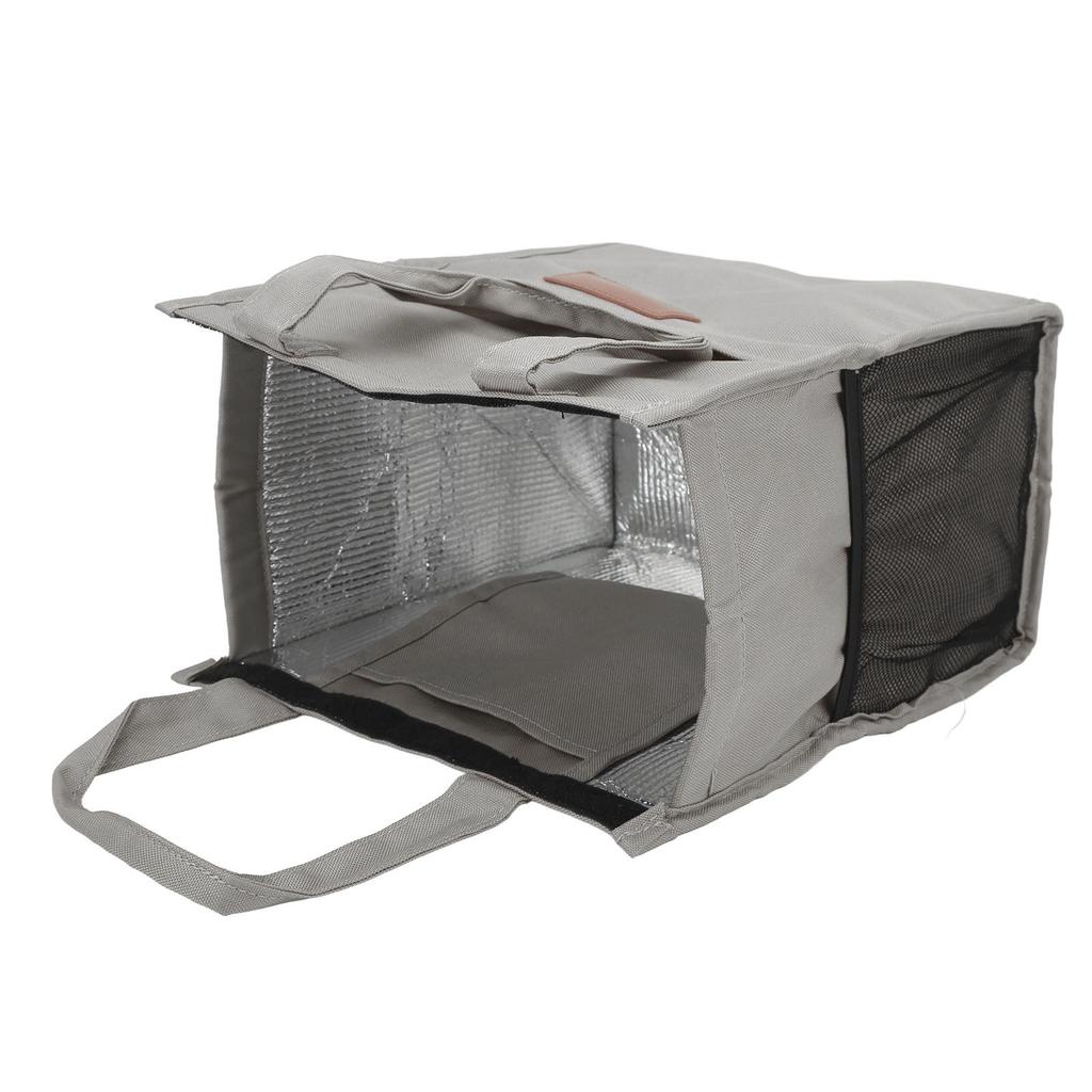 Borsa Termica Semplice per Pranzo in Foglio di Alluminio Tessuto Oxford Grande Capacità Spessa Bento