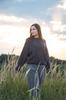 Midnight Sky Wool Sweater Navy Blue /