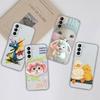 Back Cover For Samsung S21 S22 S23 Ultra Plus S6 S7 S9 Edge Bumper Case Screen Protector Luxury Graffiti Butterfly Silicone Soft TPU Transparent Shell
