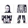 Skeleton Costume Skull Ghost Cosplay Halloween Costume Kids Ghost Skeleton with 2 Balloons [SCGEHA] Children's (M)