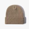 Winter Warmth Unisex Knitted Wool Hat - Embroidered, Simple Fashion Acrylic Pullover.