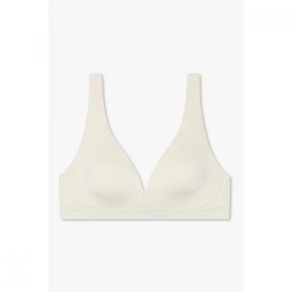 Emporio Armani Женский блестящий логотип Съемная вставка Бюстгальтер-бра 0825381508 L(85)